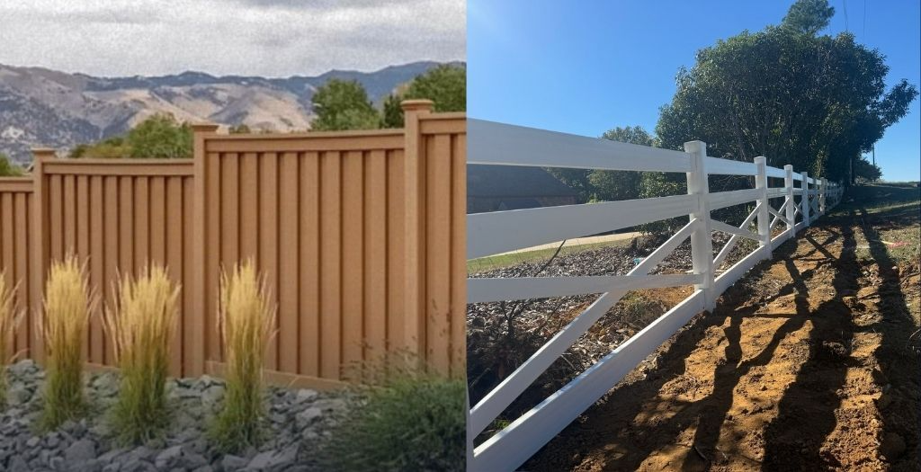 Composite and Vinyl Ranch Fencing