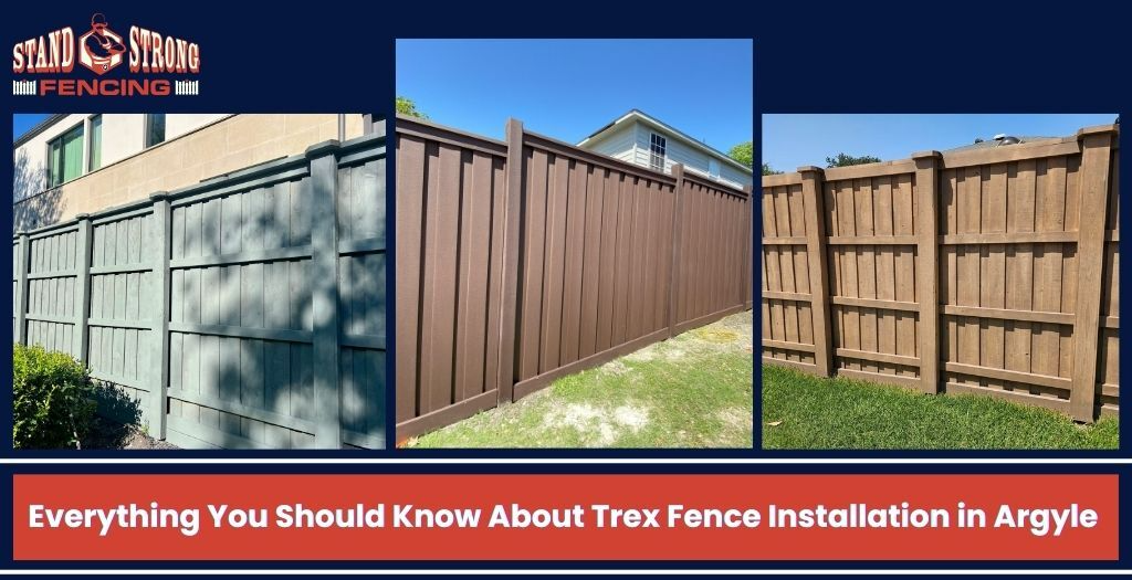 Trex Fence Installation Argyle