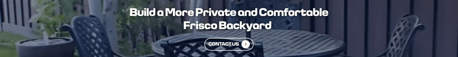 Frisco backyard fence