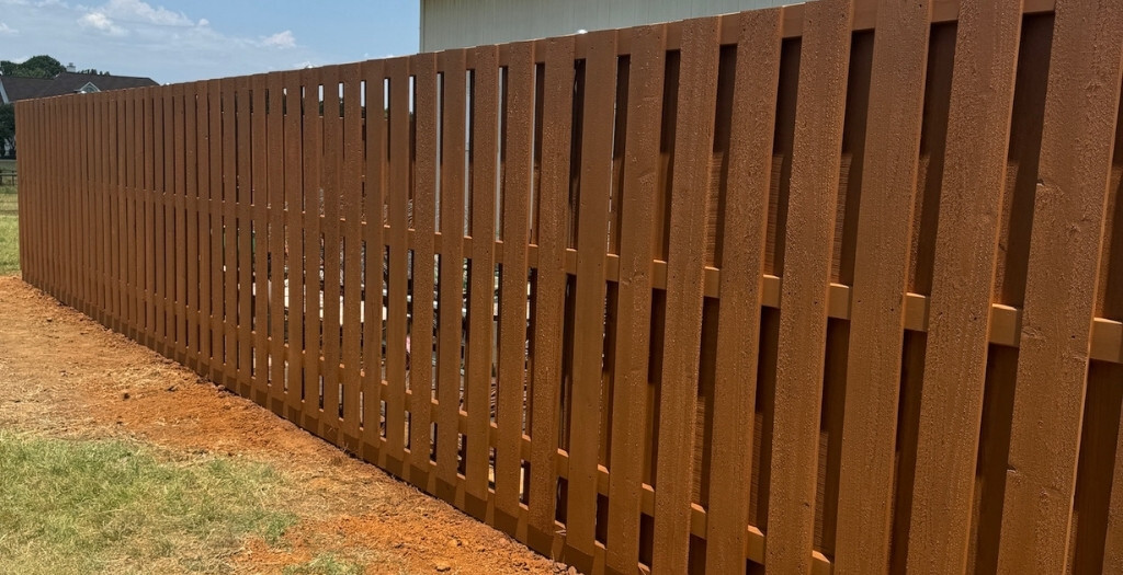 Horizontal Wood Fencing