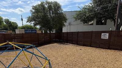 Fence stained in Fort Worth