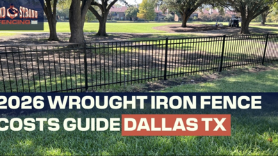 Iron Fence Costs Guide For Dallas