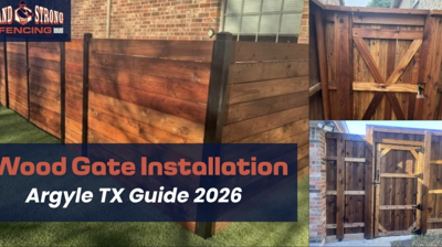 Wood Gate Installation