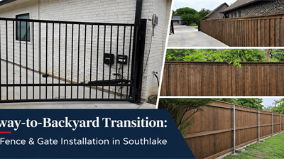 Driveway-to-Backyard Transition