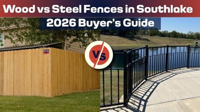 Wood vs Steel Fences
