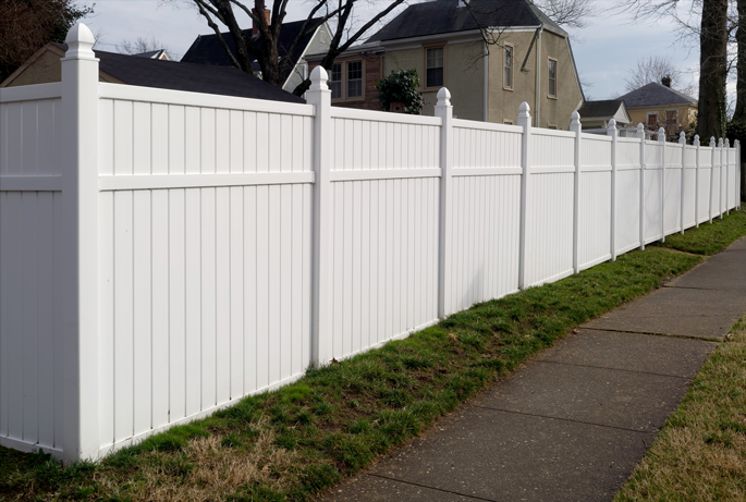 closed picket fence