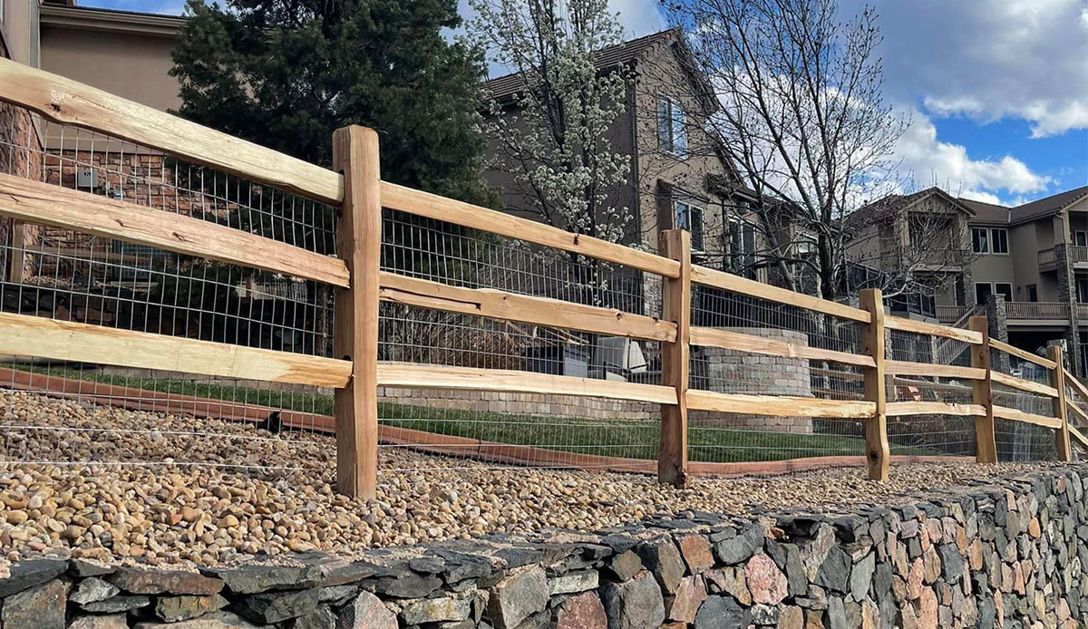 split rail fence