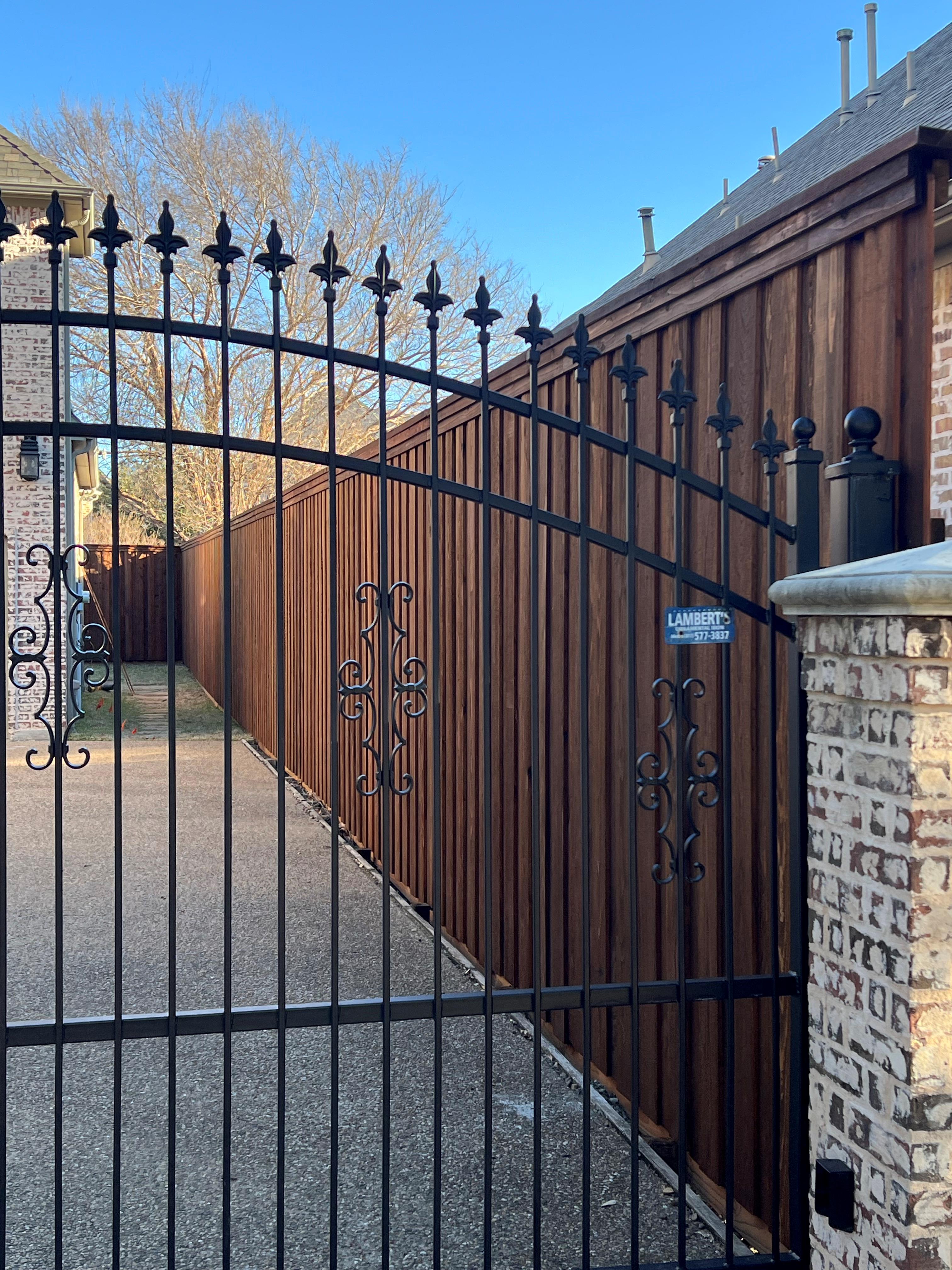 Cedar walnut brown with double trim and top cap