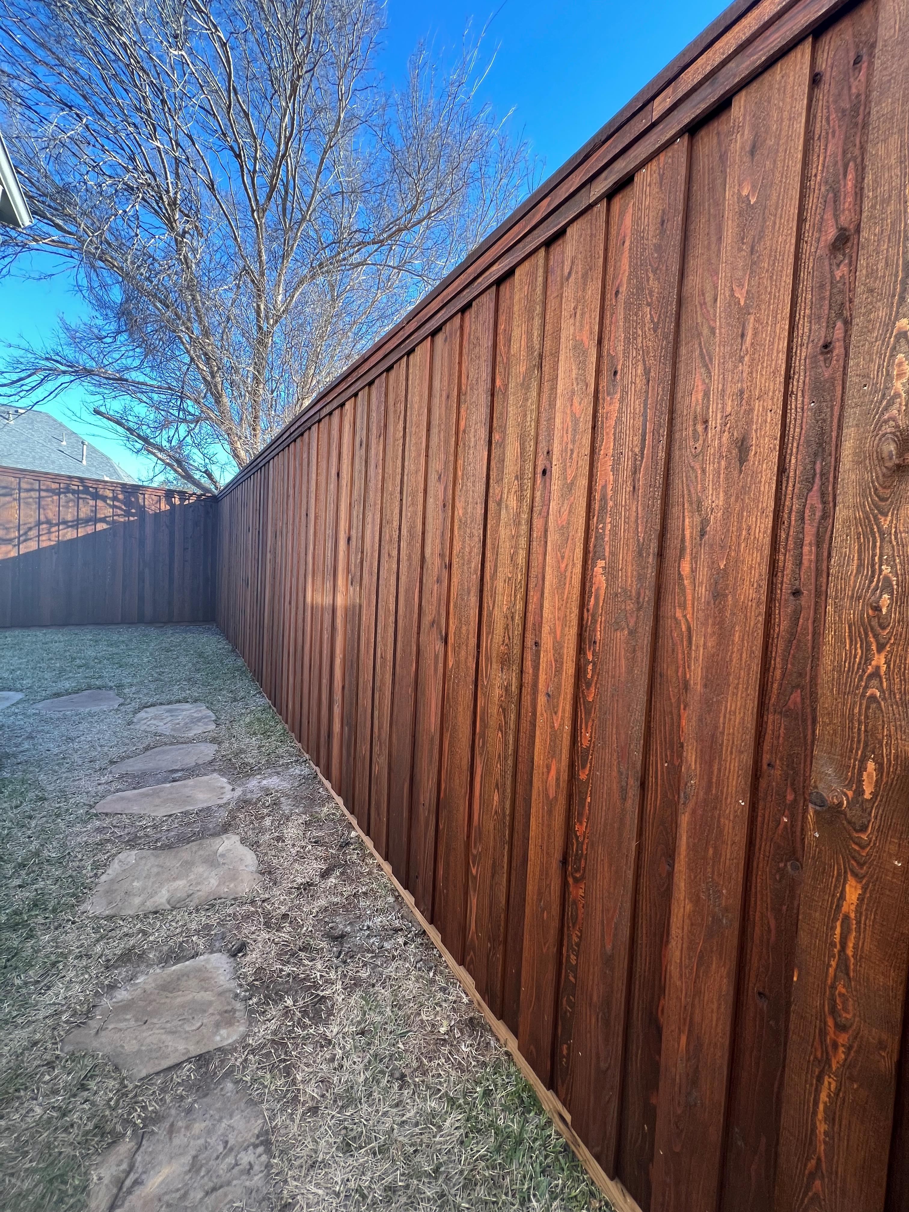 Cedar walnut brown double trim and top cap