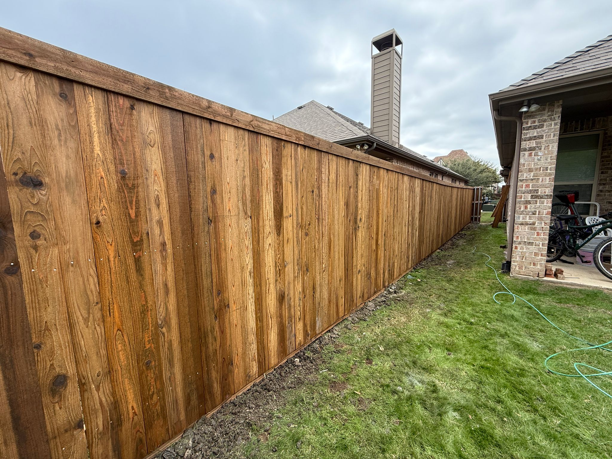 Cedar Privacy (board to board) fence