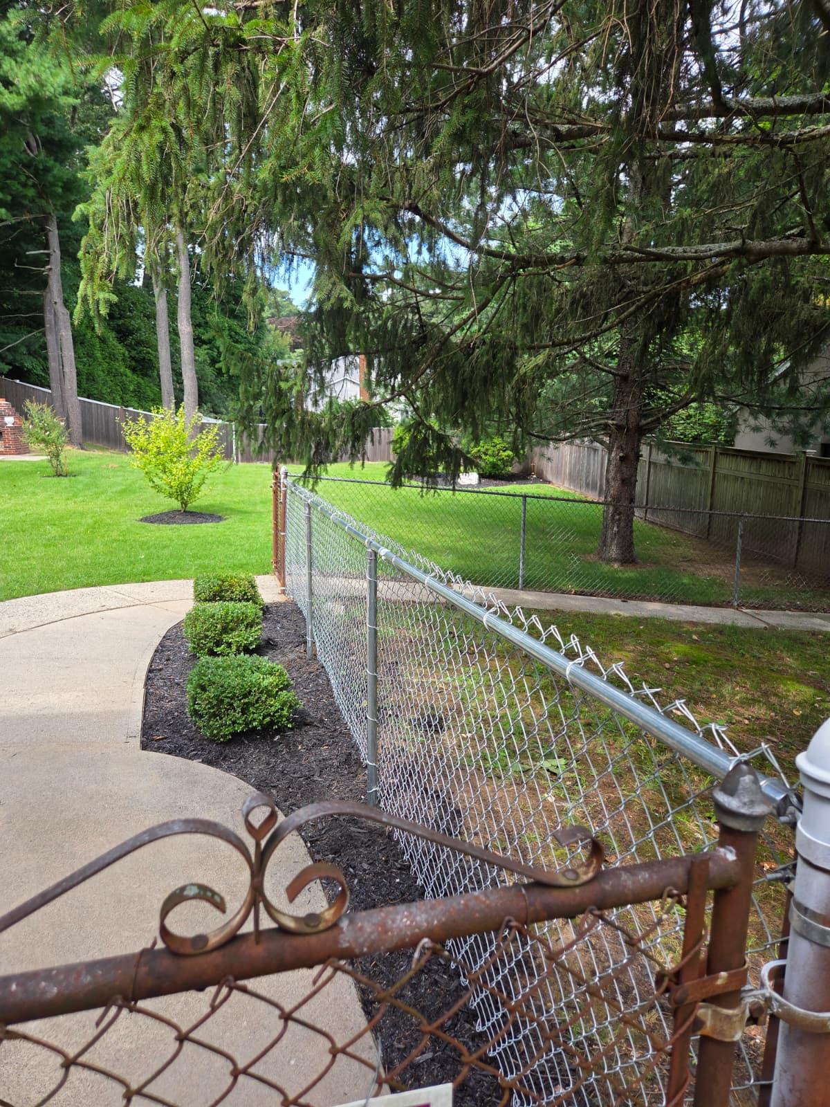 Chain link fence repair and replacement
