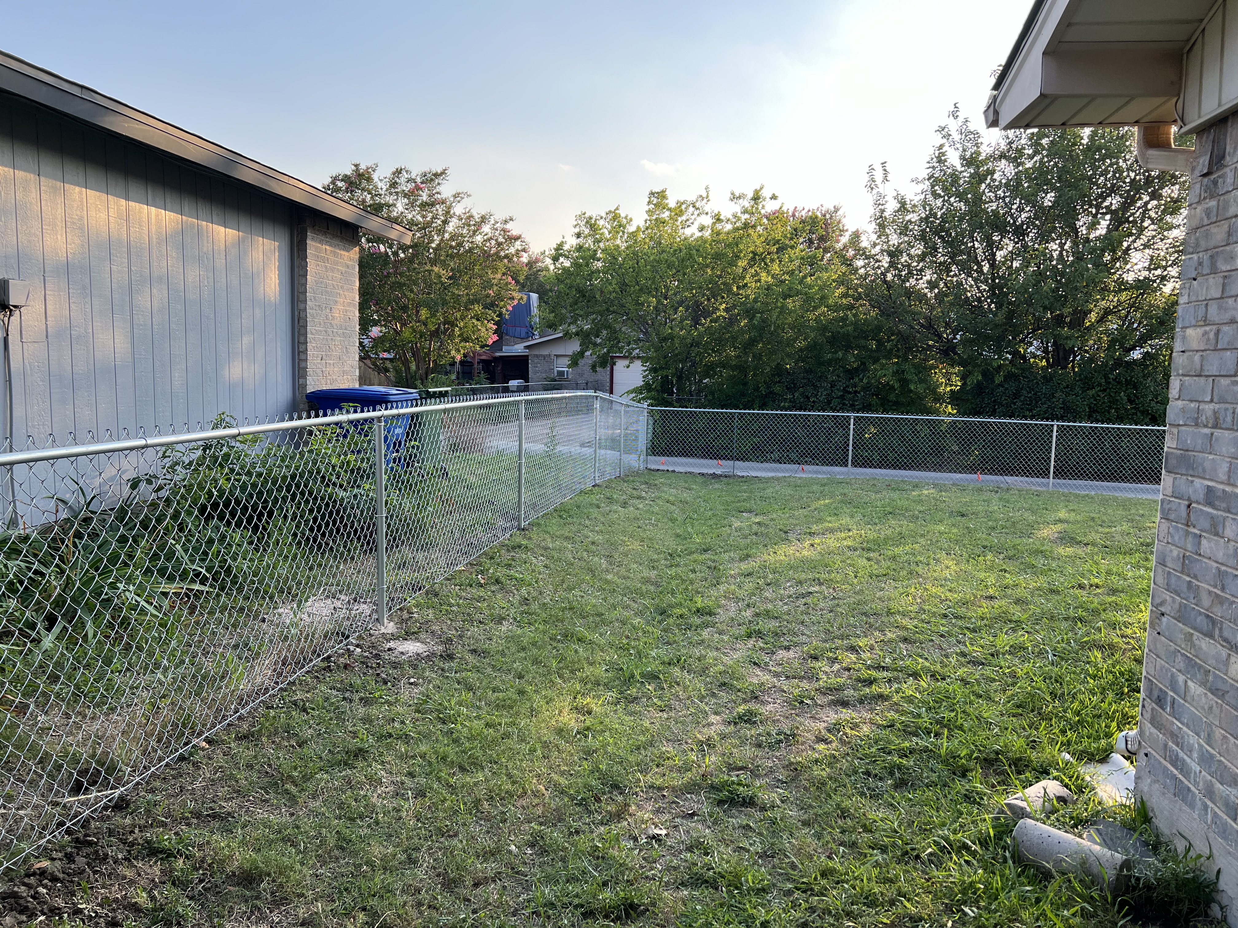 Residential Chain Link Fence - Carrollton, TX