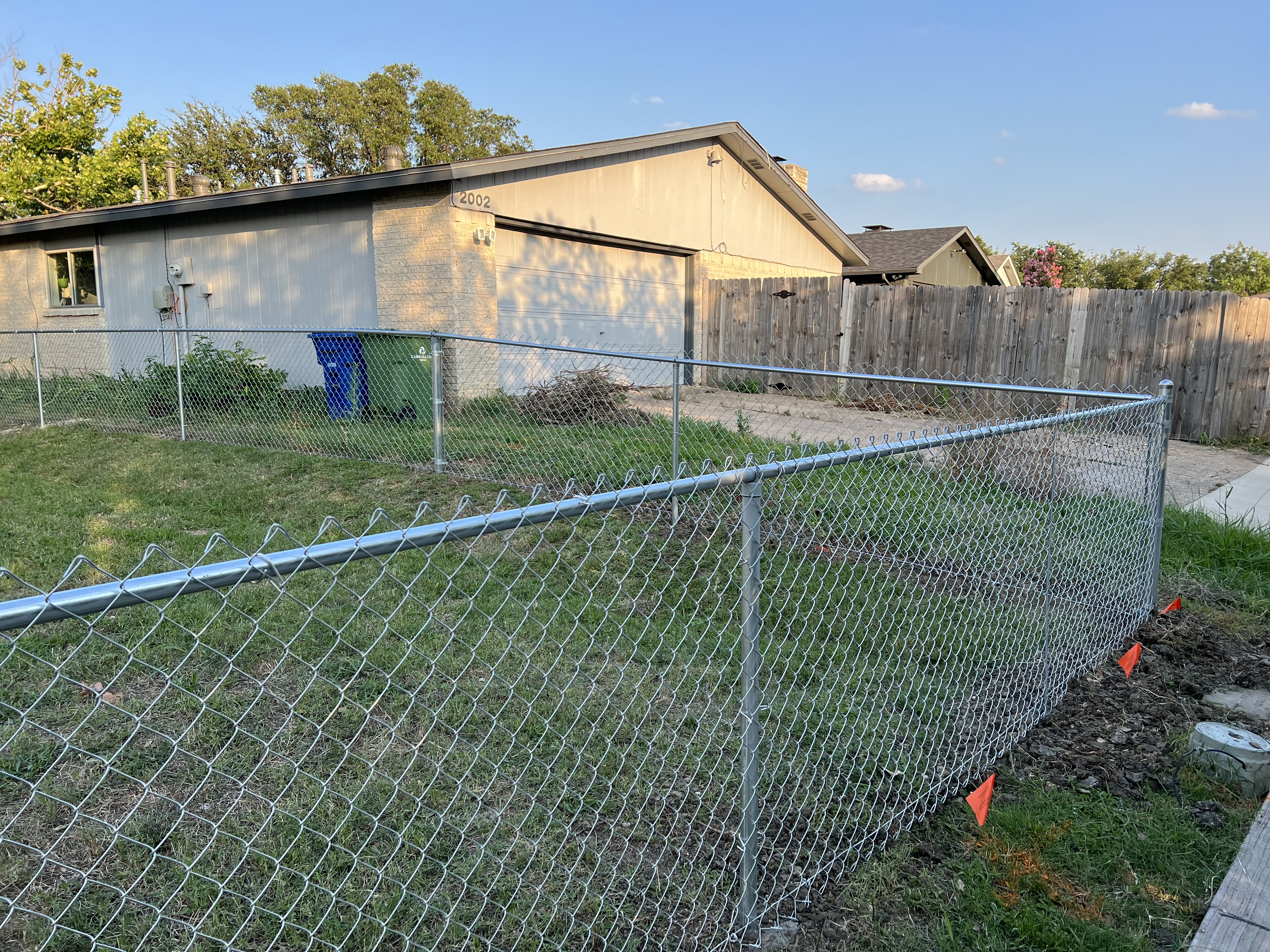 Residential Chain Link Fence - Carrollton, TX