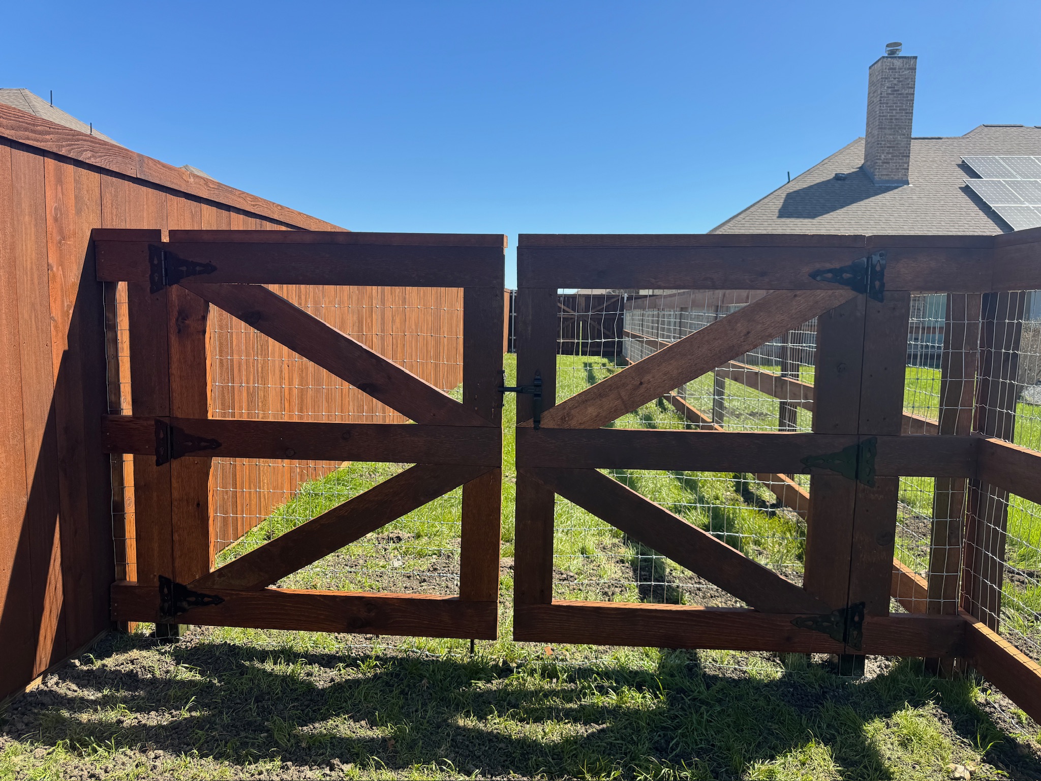 5' cedar ranch double gate