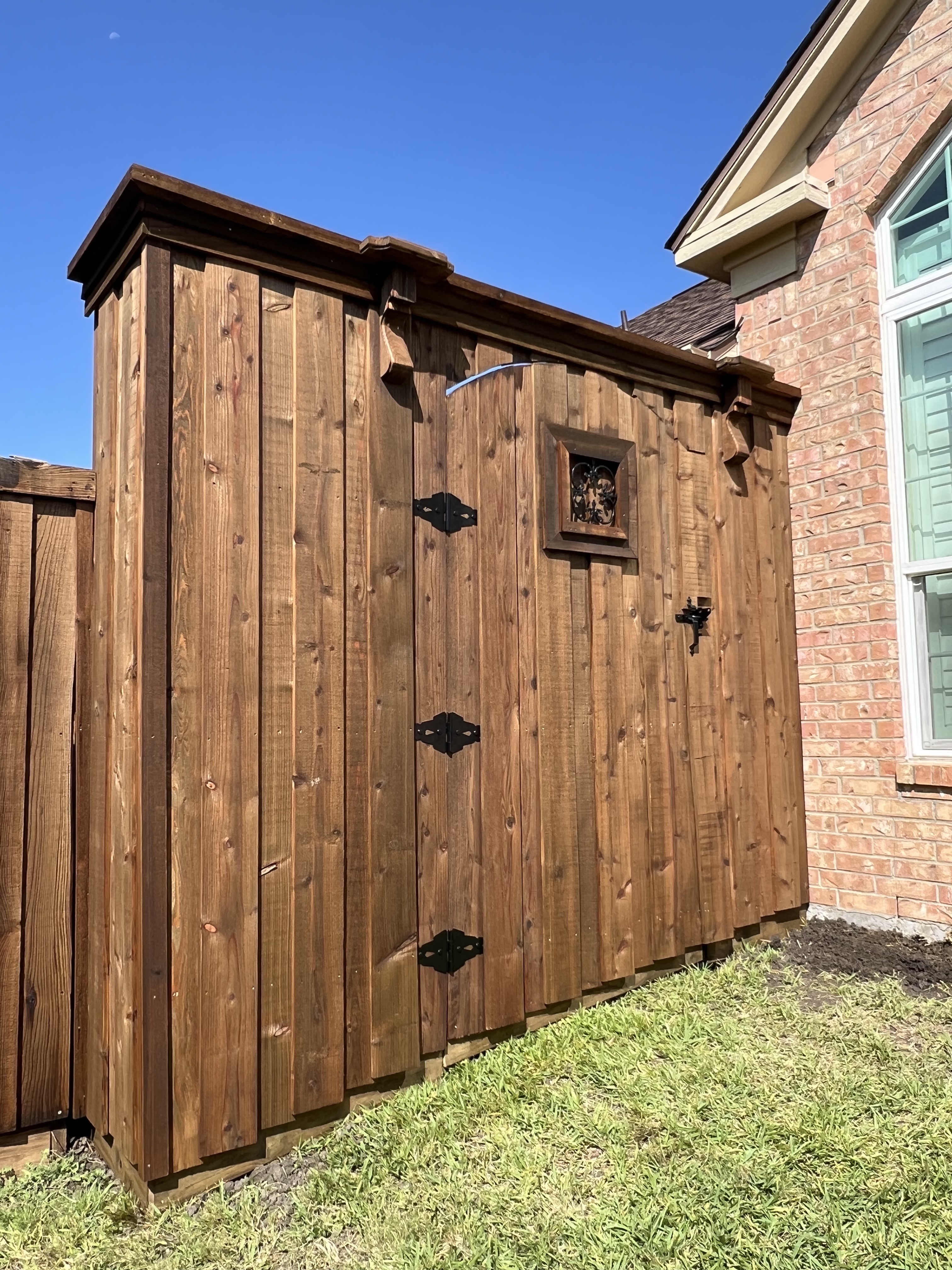 Carrollton - Custom Decorative Cedar Gate