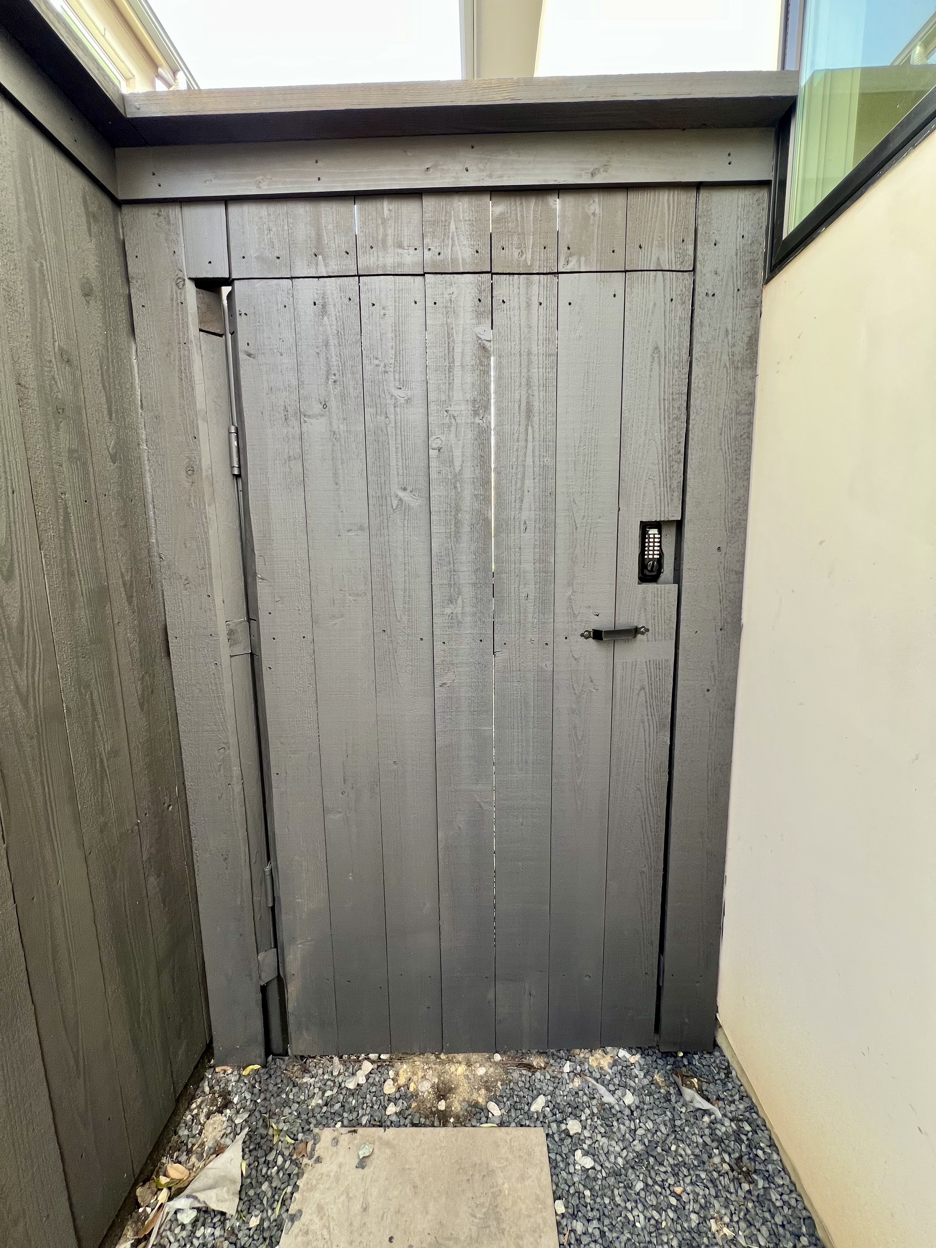 Custom Metal Frame with Lockey Keypad Lock