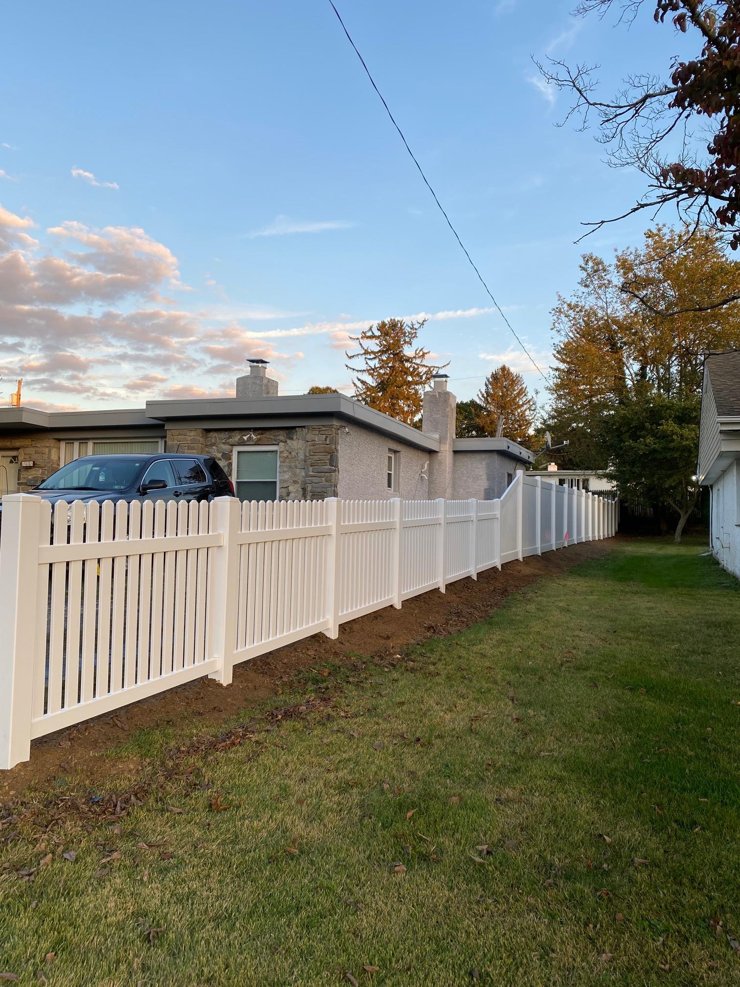 Privacy to Spaced Picket Vinyl