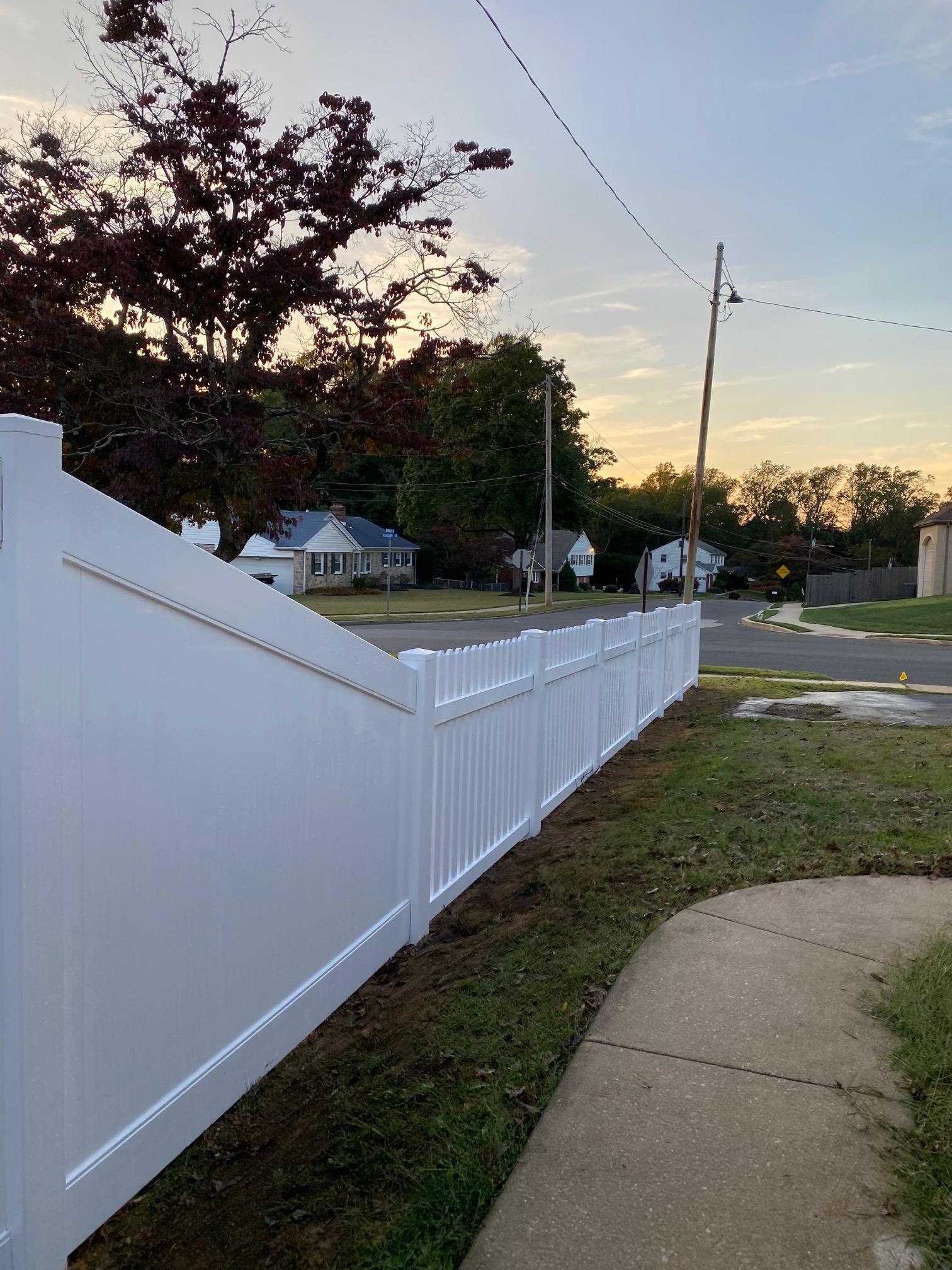 Privacy to Spaced Picket Vinyl