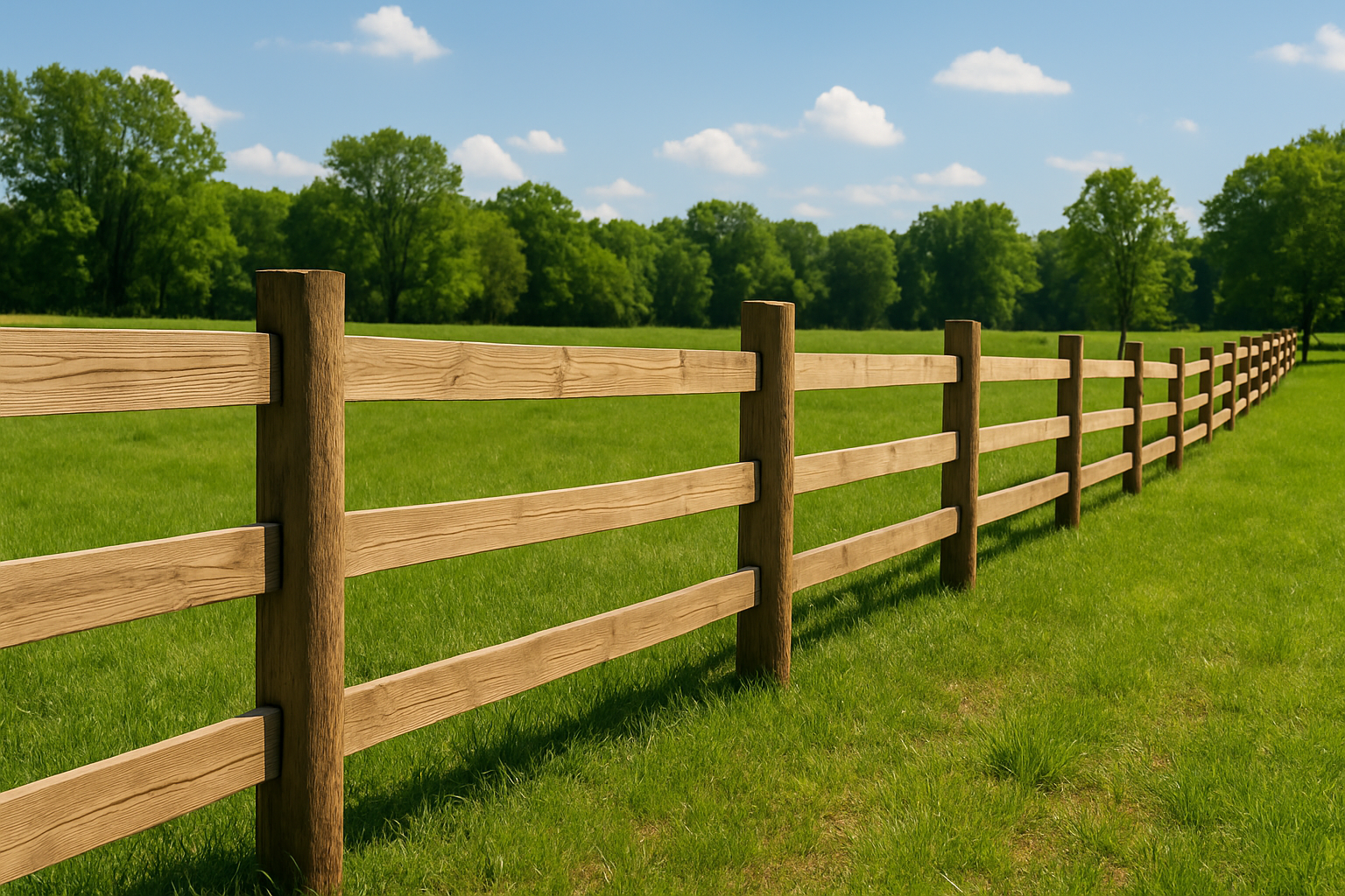 wood fencing