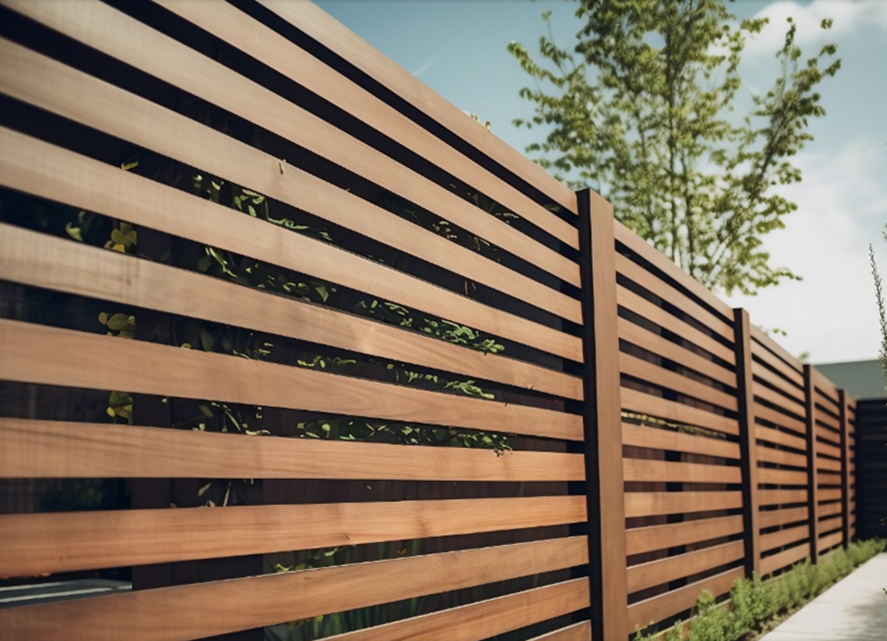wood fencing