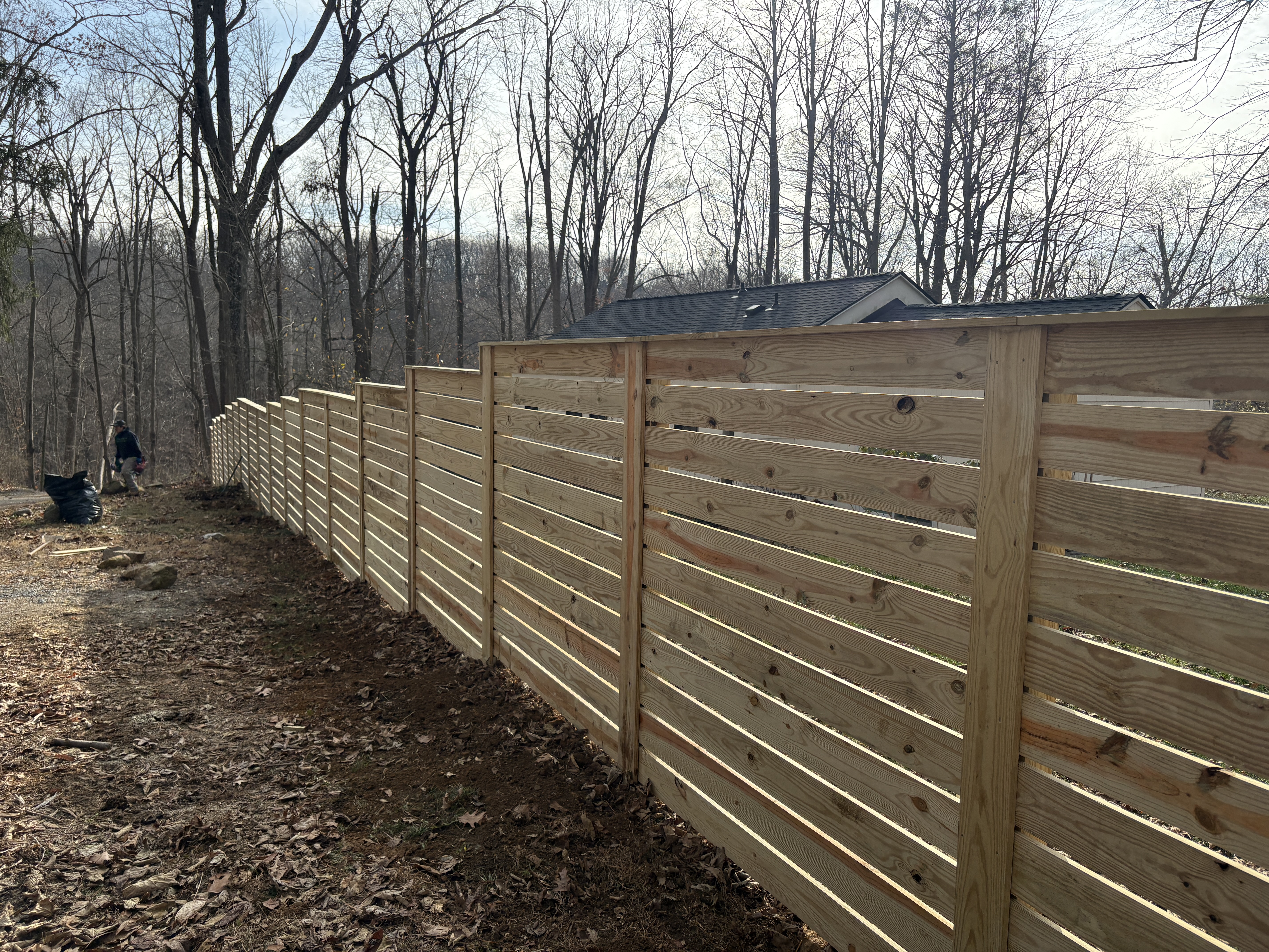 Horizontal Pressure Treated Pine