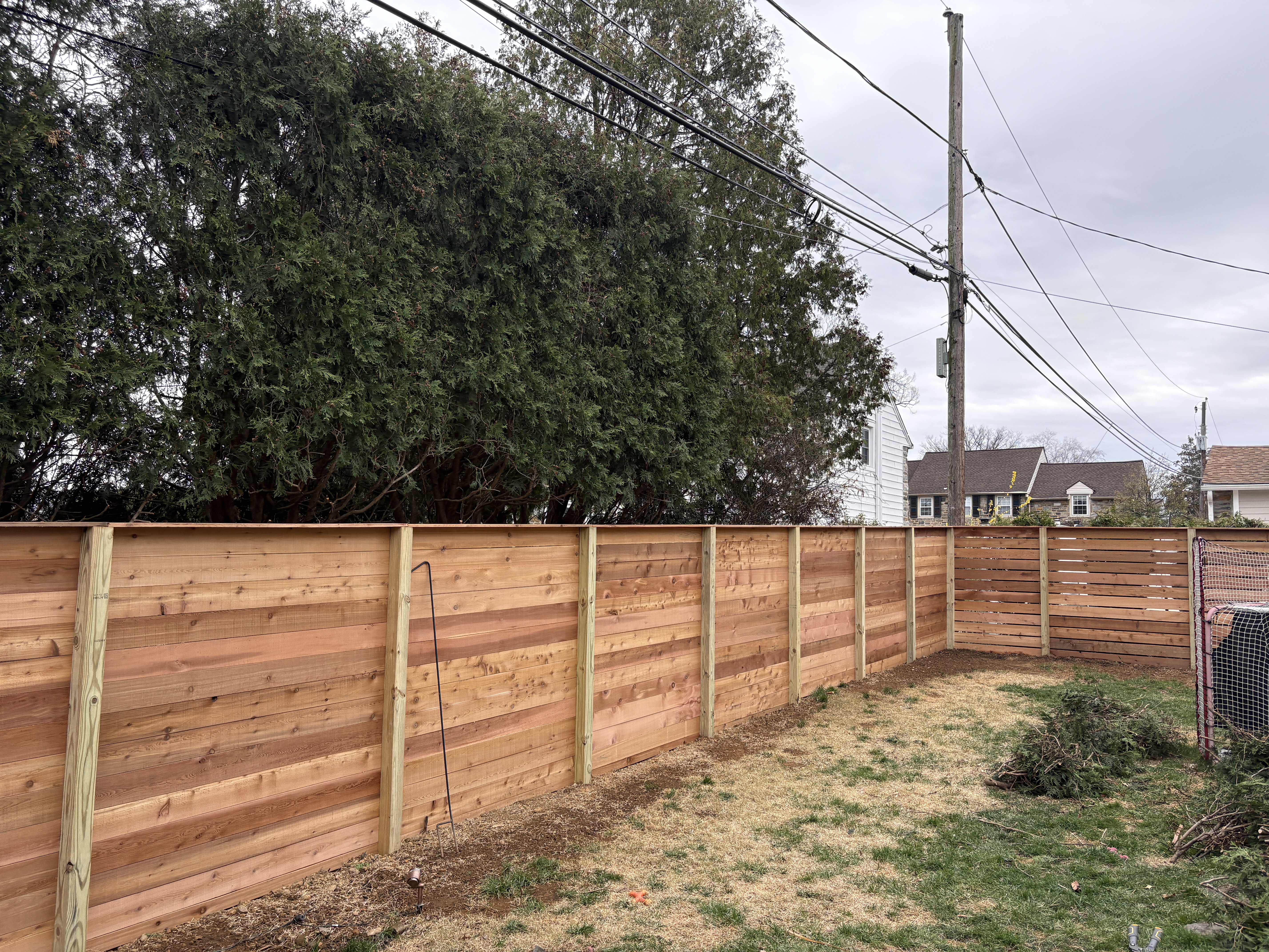Horizontal Red Cedar