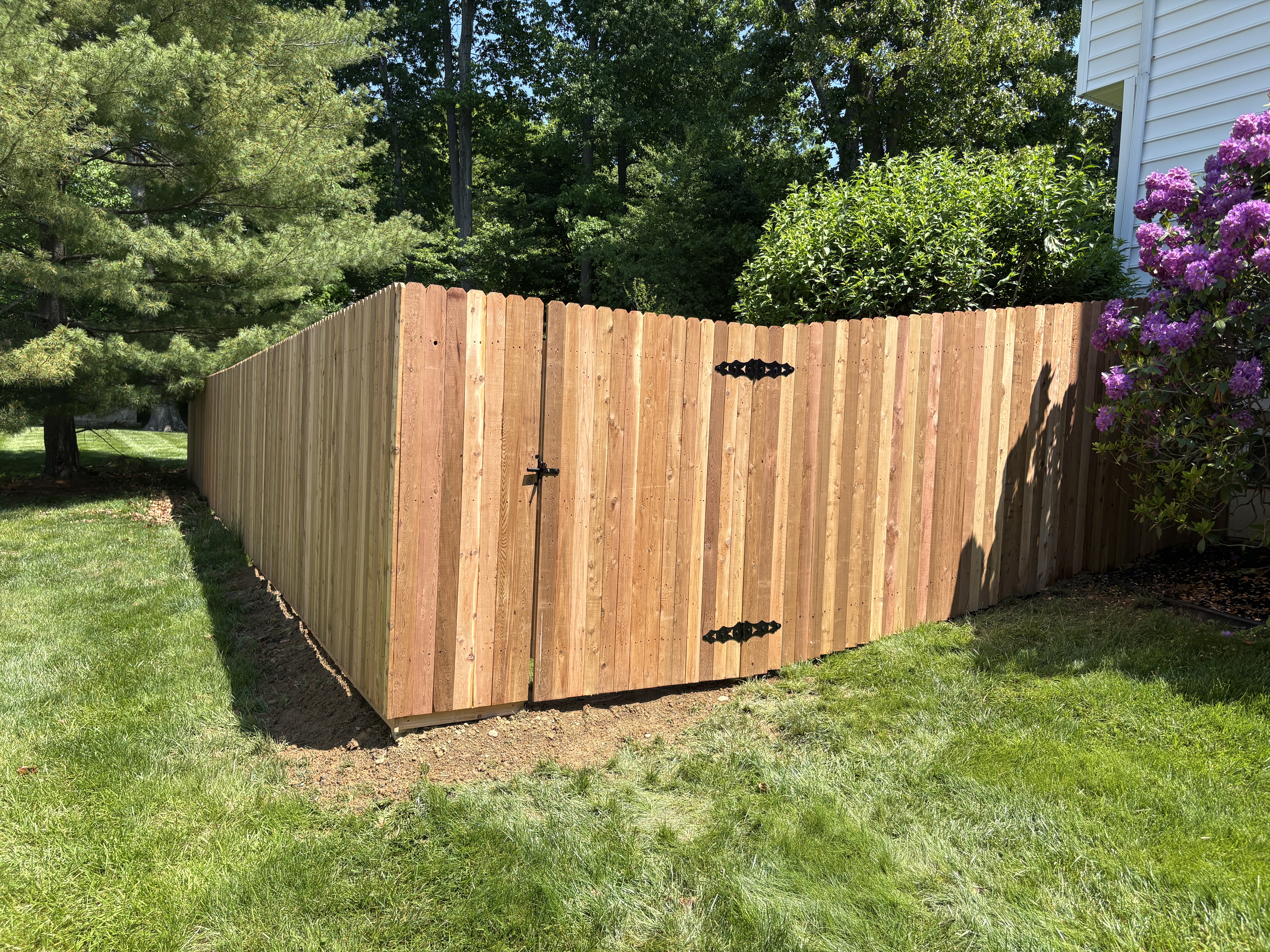 Red Cedar Dog Eared Privacy