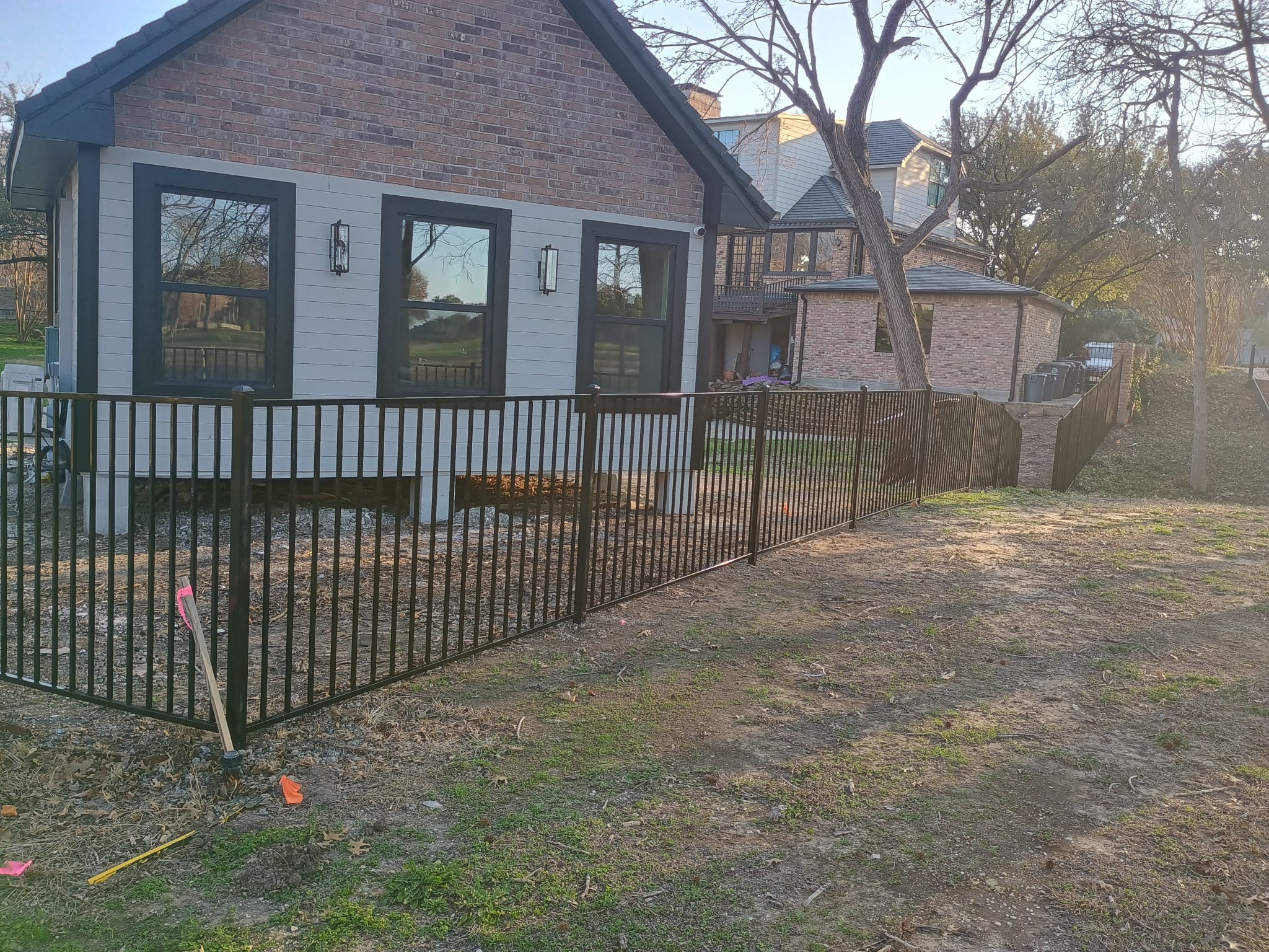 Ornamental Steel Fence - 4' Flat Top Flat Bottom Rackable