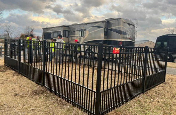 Commercial Aluminium Fence