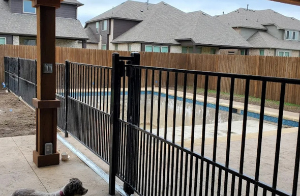Wrought Iron Fence Installation