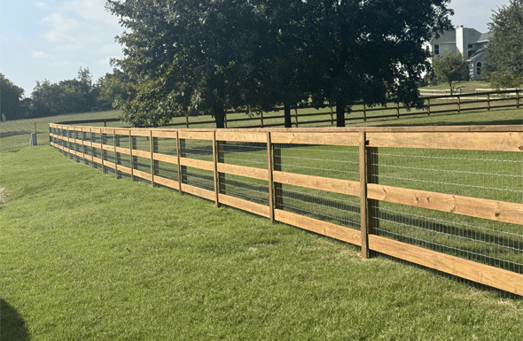 Ranch Fence Installation in Argyle