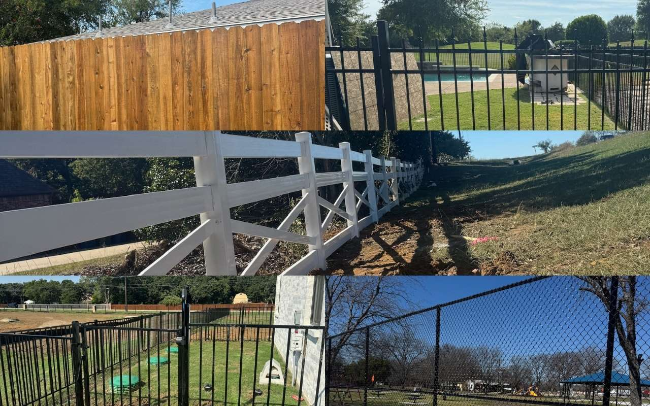Fences types in Highland village
