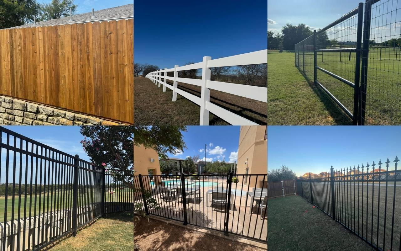 Fence types in Haslet