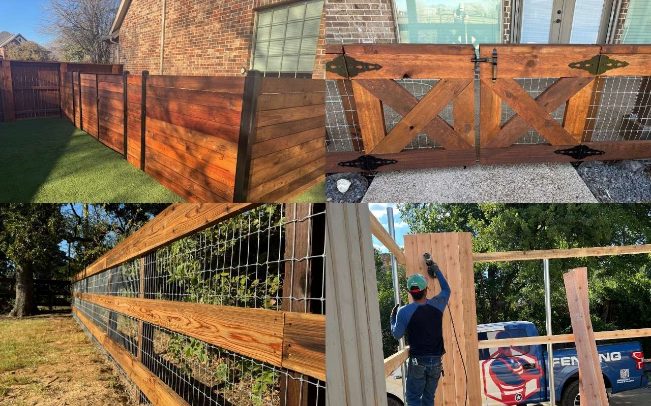 Fence installation in Argyle