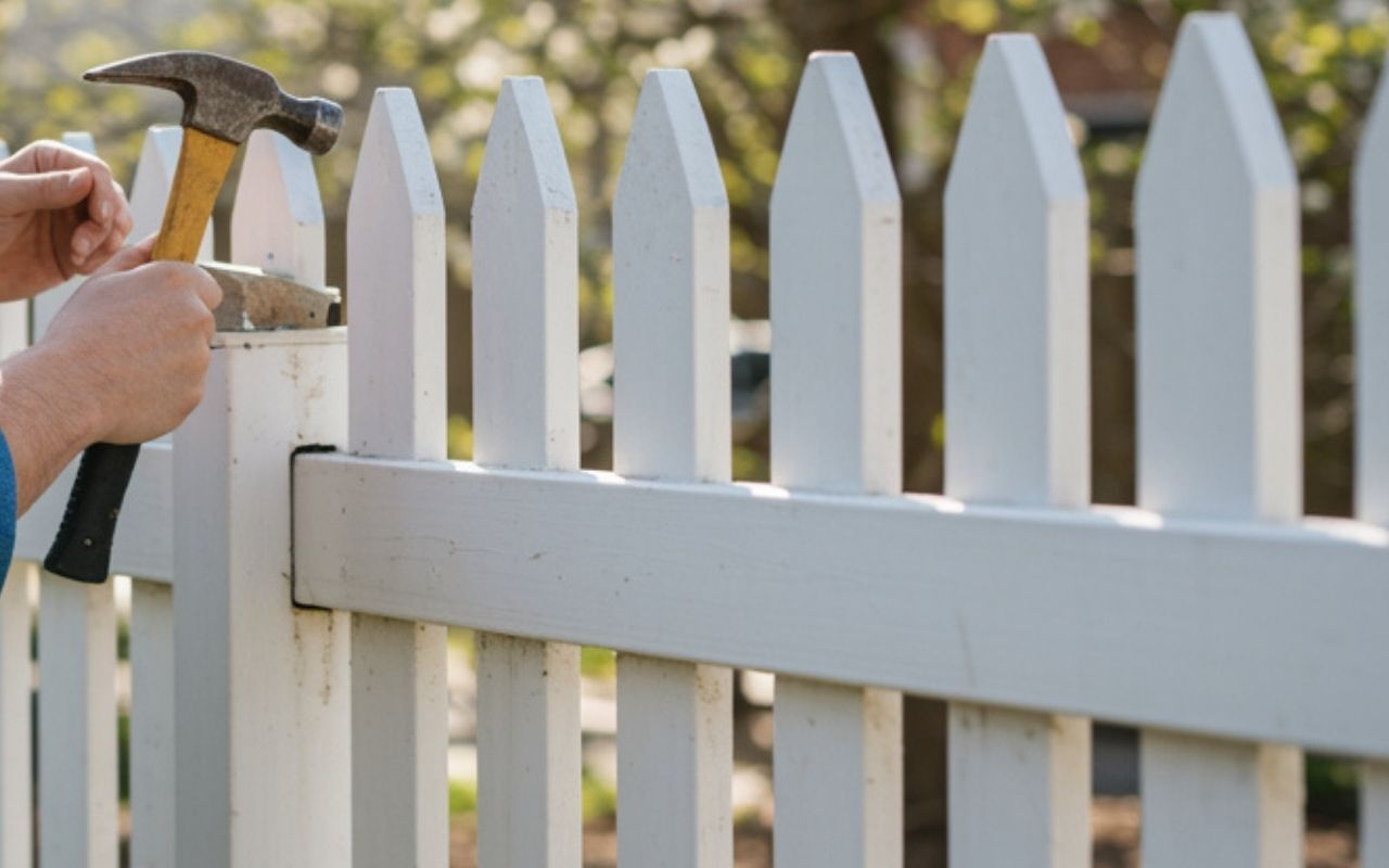 Vinyl fence in Frisco