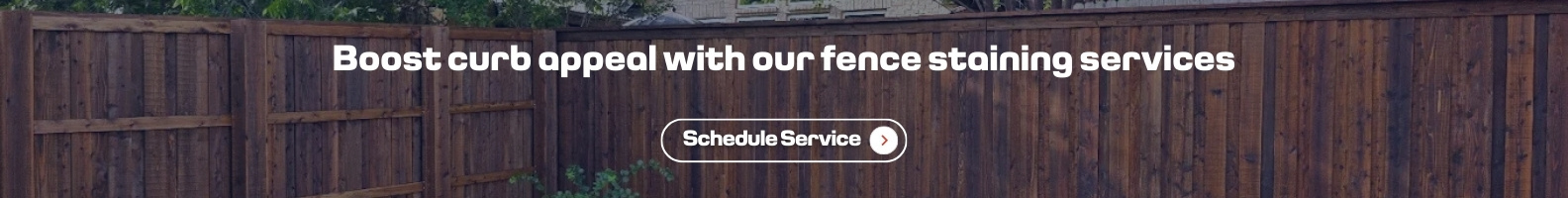 Schedule Fence Staining Service