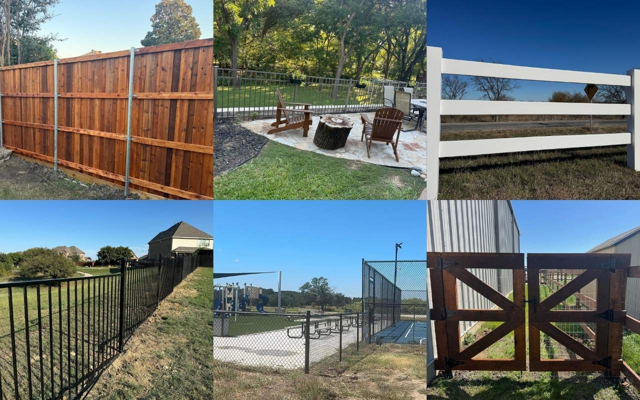 Fence types installations