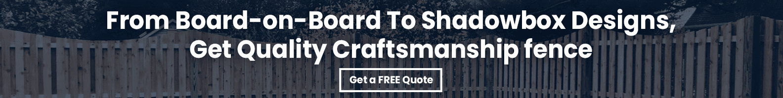 Contact for Fence Quote