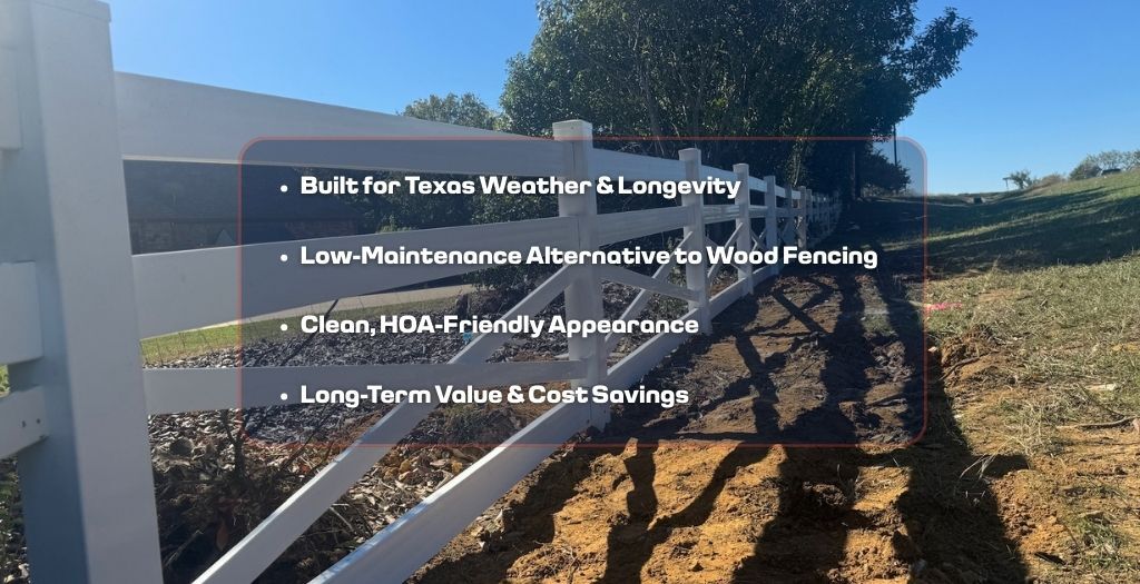 Vinyl Rail Fencing Benefits