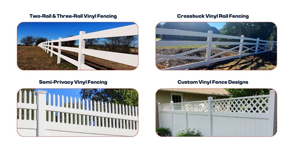 Types of Vinyl Fencing