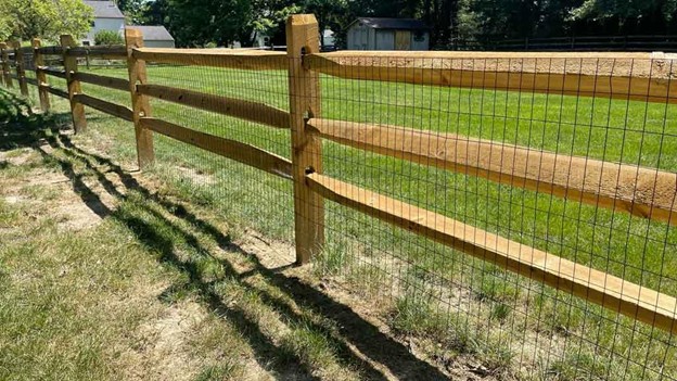 split rail fence