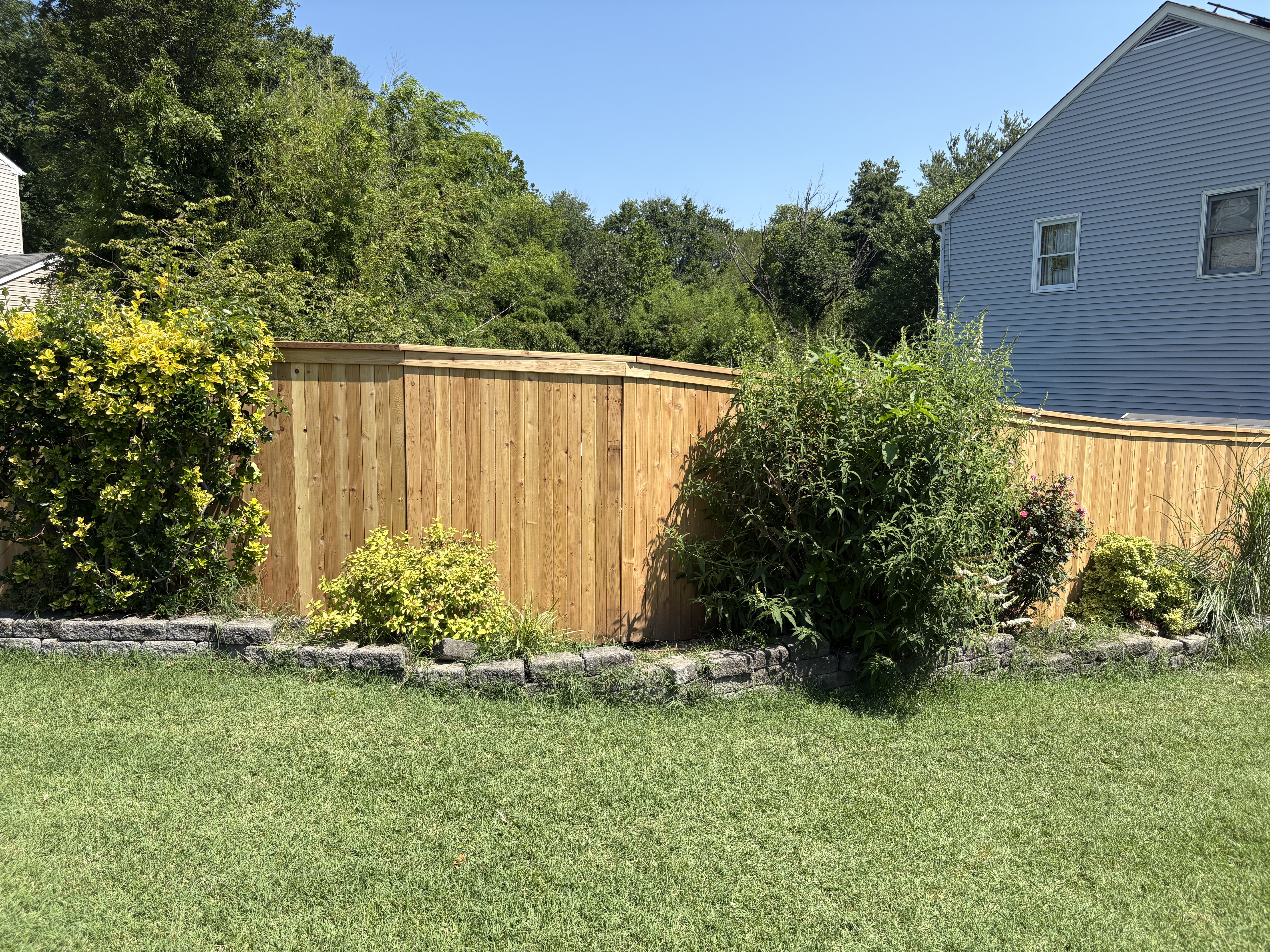 Red Cedar Cap & Trim Fence