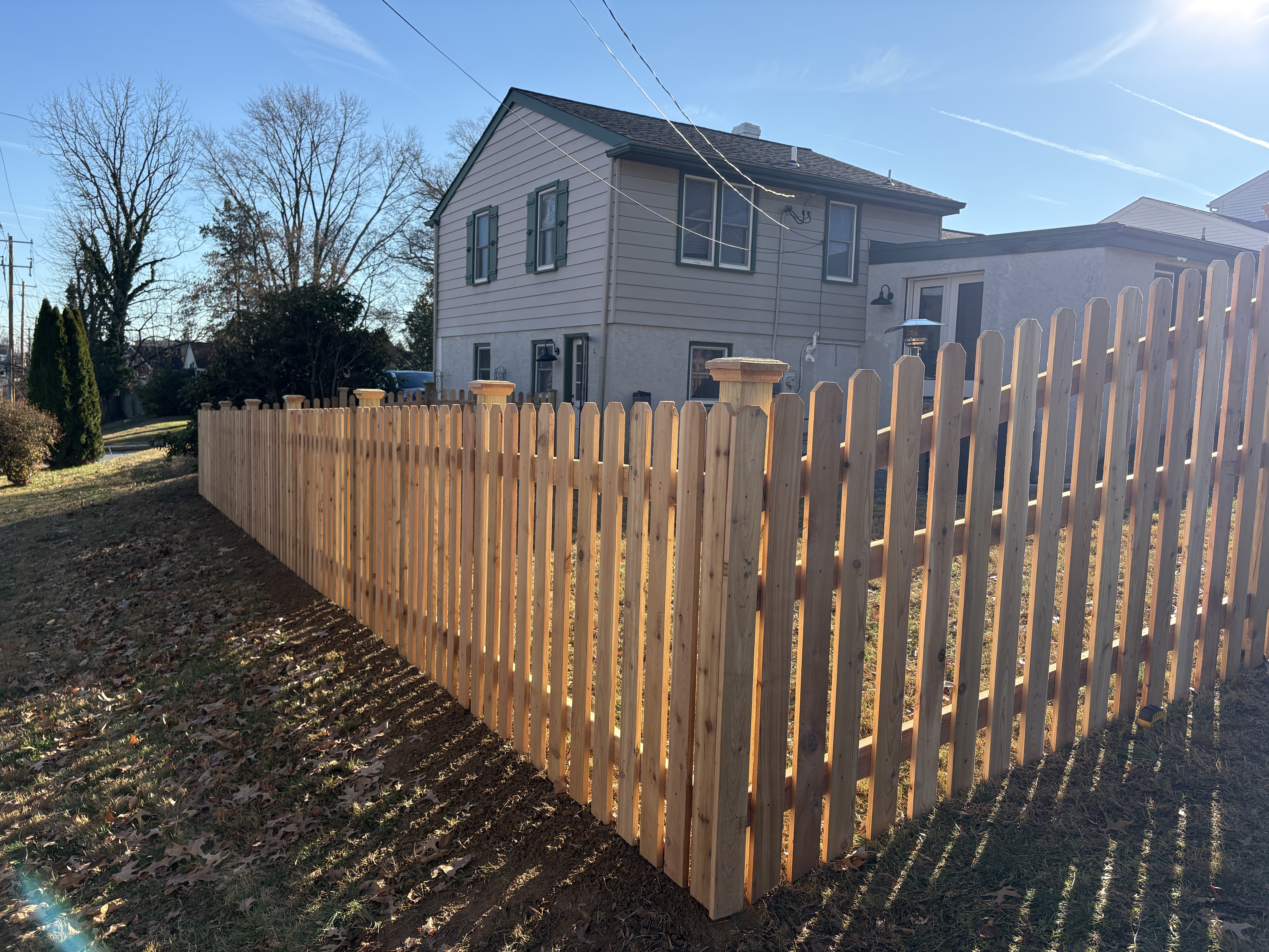 Wood Picket Fence Gallery